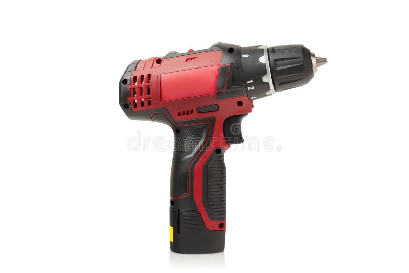 Cordless drill screwdriver stock image. Image of power 141376337