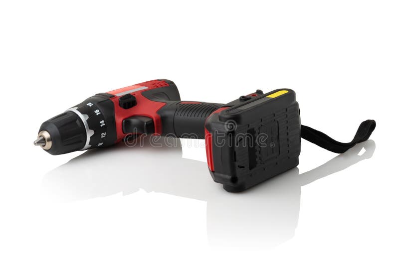 Modern Compact Cordless Screwdriver Stock Photo Image of equipment