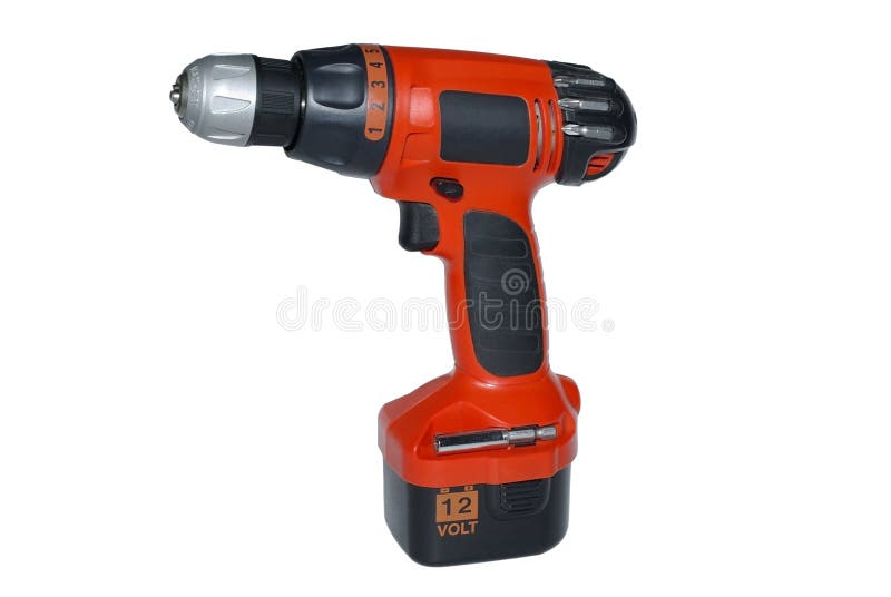 Cordless drill stock photo. Image of isolated, modern - 10370646