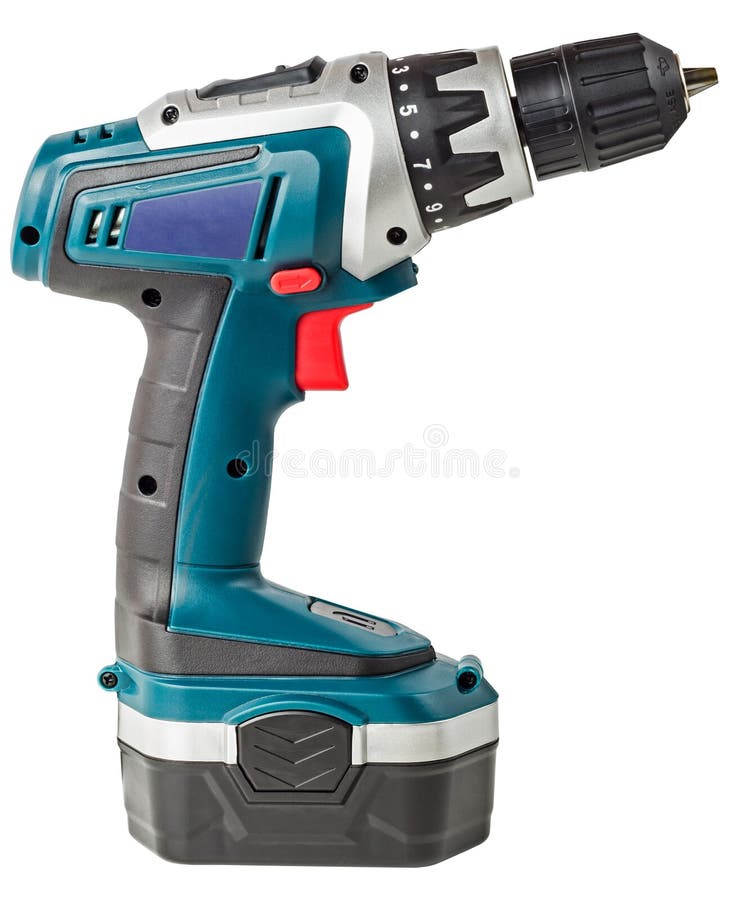Cordless screwdriver stock image. Image of heavy, isolated - 48361629