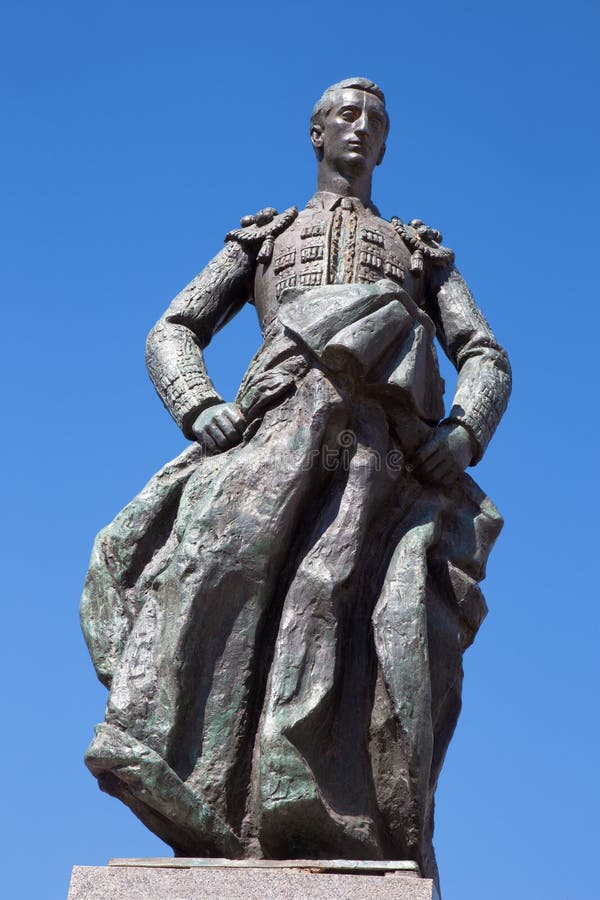 Cordoba - The memorial to Manolete on Plaza del Conde de Priego square by sculptors Luis Moya and Manuel Alvarez Laviada (1956). Cordoba - The memorial to Manolete on Plaza del Conde de Priego square by sculptors Luis Moya and Manuel Alvarez Laviada (1956).