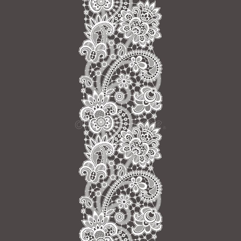 Cordón blanco del vector stock de ilustración Cordón blanco del vector stock de ilustración