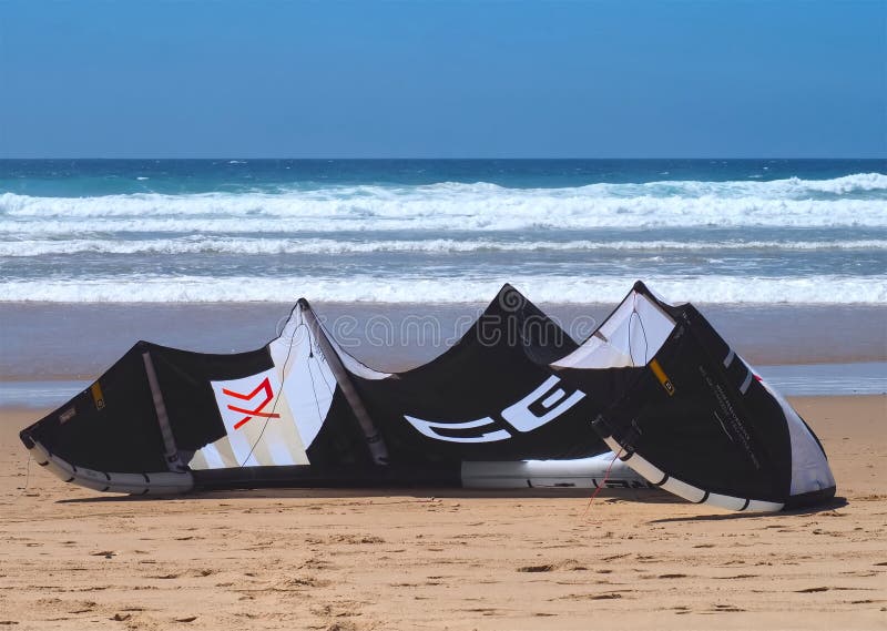 Core Kite Surfing Umbrella 11 at the Beach Editorial Image Image of