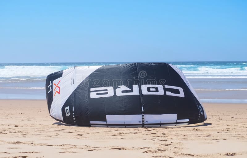 Core Kite Surfing Umbrella 11 at the Beach Editorial Image Image of