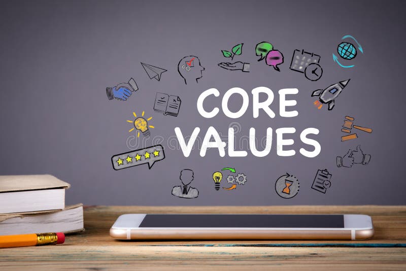 Core Values, Business and Technology concept