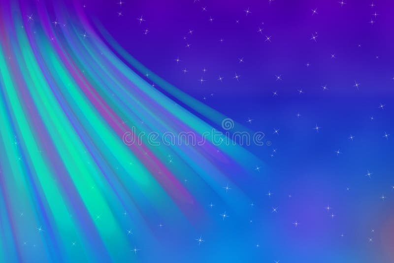 Cores abstratas da aurora boreal ilustração do vetor Cores abstratas da aurora boreal ilustração do vetor
