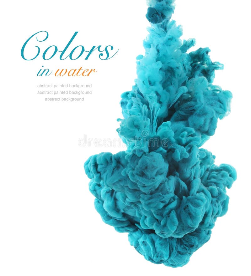 Cores acrílicas e tinta na água abstraia o fundo imagens de stock royalty free Cores acrílicas e tinta na água abstraia o fundo imagens de stock royalty free