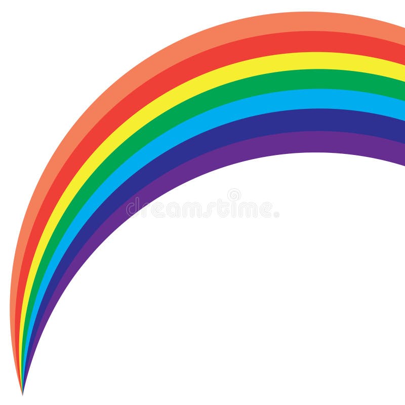 Cores do arco-íris ilustração do vetor