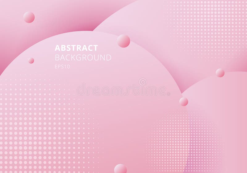 Cores pastel cor-de-rosa dos círculos fluidos líquidos do sumário 3D para colorir o fundo bonito com textura de intervalo mínimo ilustração do vetor Cores pastel cor-de-rosa dos círculos fluidos líquidos do sumário 3D para colorir o fundo bonito com textura de intervalo mínimo ilustração do vetor