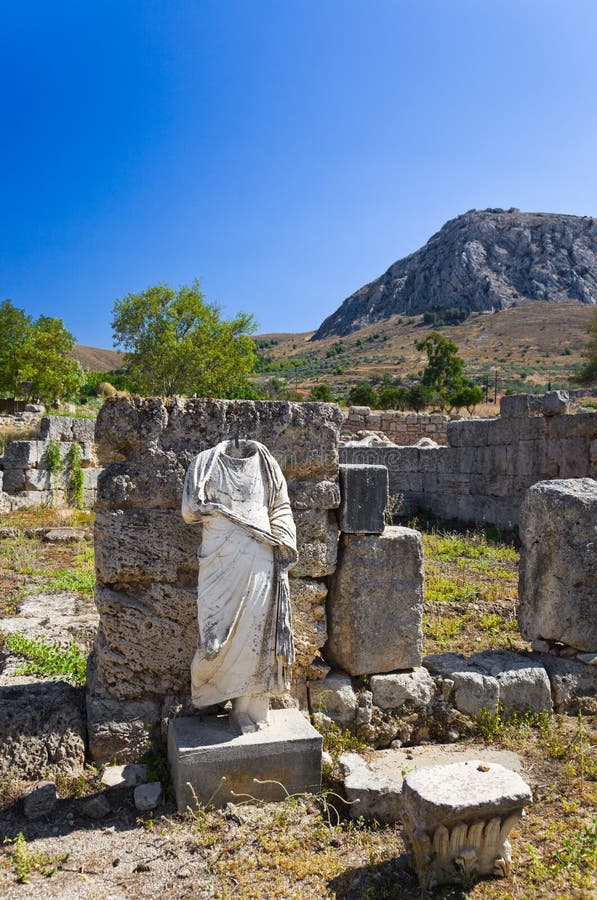 Corinth ναός καταστροφών της Ελ&l