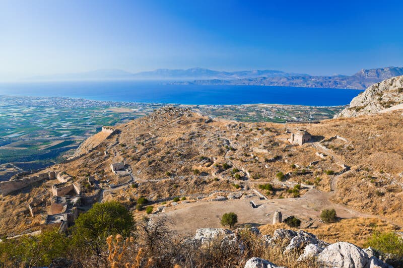 Corinth οχυρό Ελλάδα παλαιά