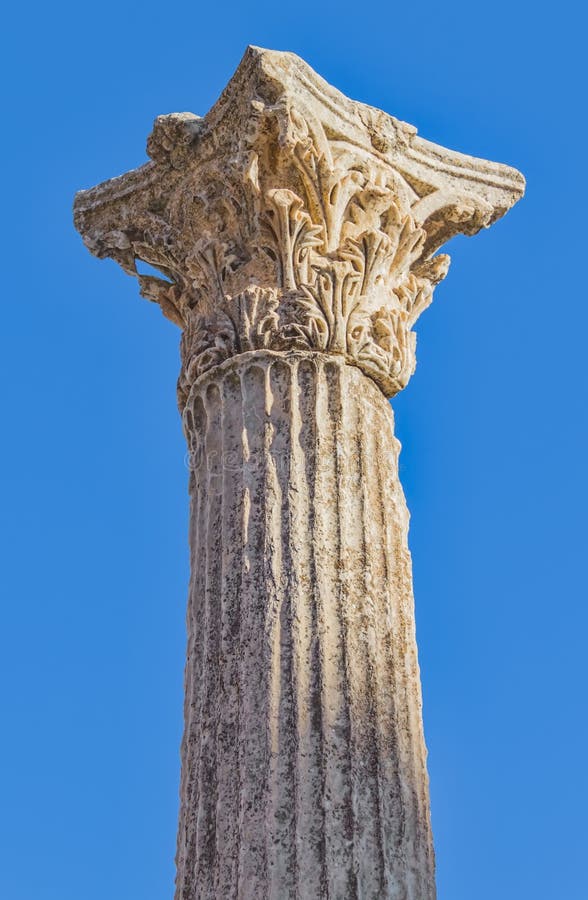 Corinthian column stock photo. Image of ruins, roman 22952094