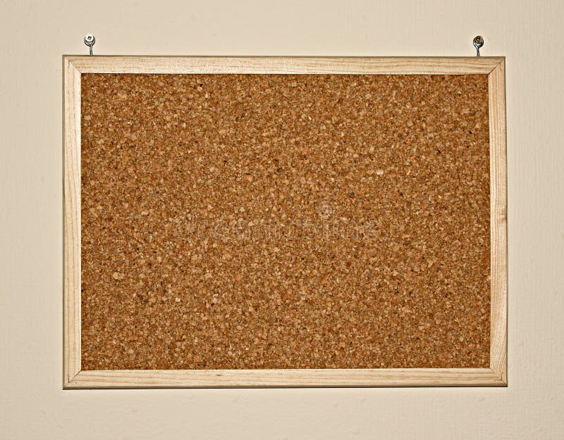 Corkboard on wall stock photo. Image of white, message 13633182