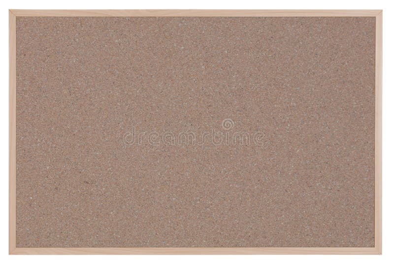 Cork notice board with wood frame isolated on white with clipping path stock photography Cork notice board with wood frame isolated on white with clipping path stock photography