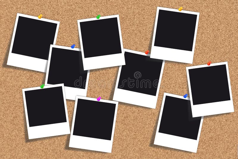 Cork raad - het prikbord van - Pinboard vector illustratie Cork raad - het prikbord van - Pinboard vector illustratie
