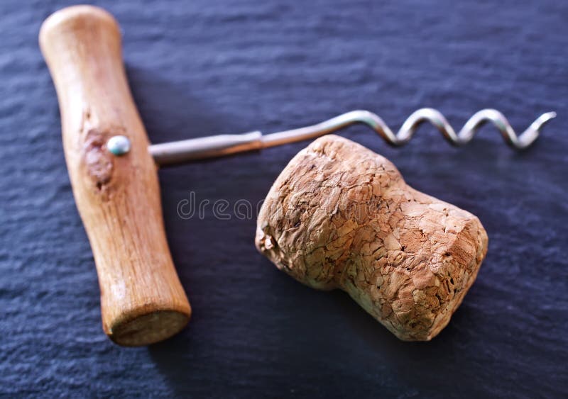 Cork for wine bottle stock photo. Image of black, bordeaux 46127434