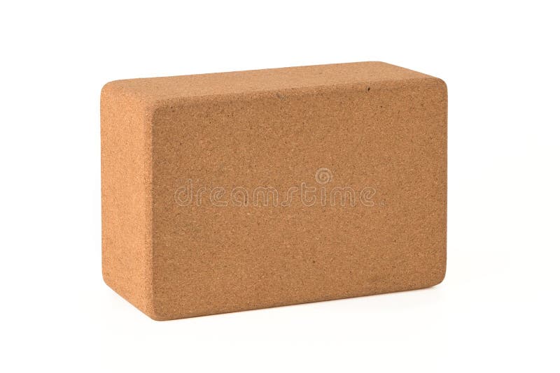Cork Yoga Blocks Eco Friendly isolou-se no fundo branco imagem de stock royalty free Cork Yoga Blocks Eco Friendly isolou-se no fundo branco imagem de stock royalty free