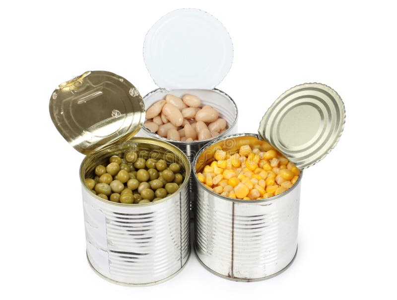 Metal Tins Of Food Picture. Image: 24390470