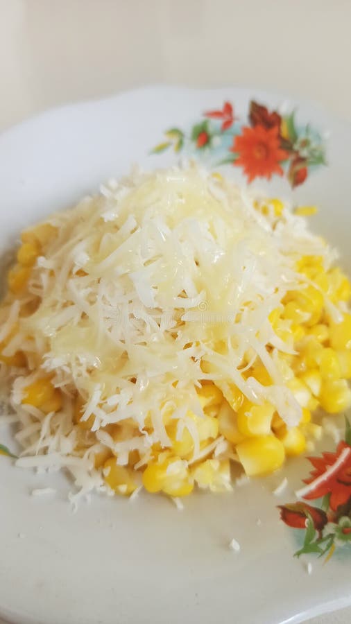 Corn Cheese with Condensed Milk Stock Image Image of vegetable, noodle 203016551