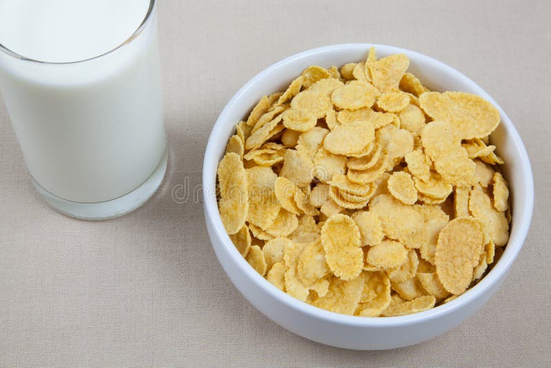 Corn flakes stock photo. Image of fresh, diet, cornflakes 32453548