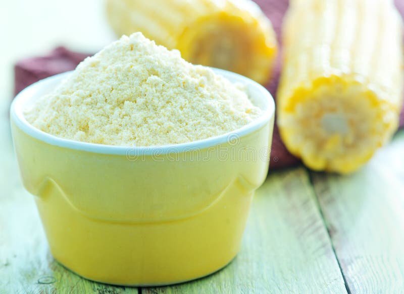 Corn flour stock image. Image of diet, grained, cultivated 52450285
