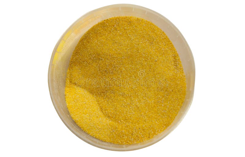 Corn Flour for Polenta Isolated Stock Image Image of polenta, organic