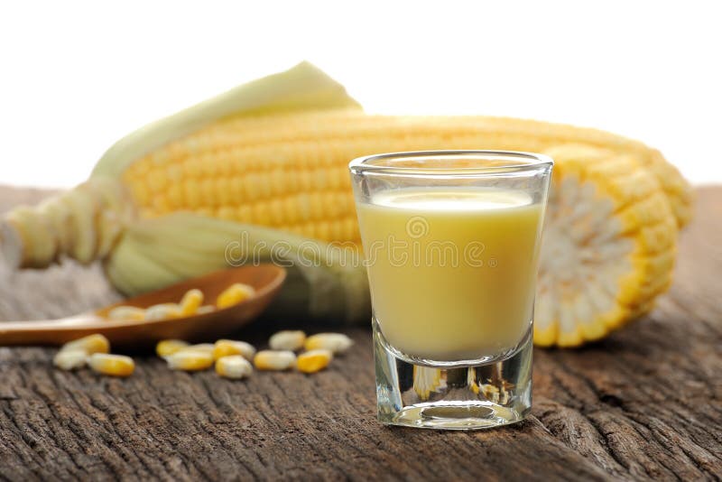 Fresh sweet corn juice stock image. Image of vegetarian 28585597