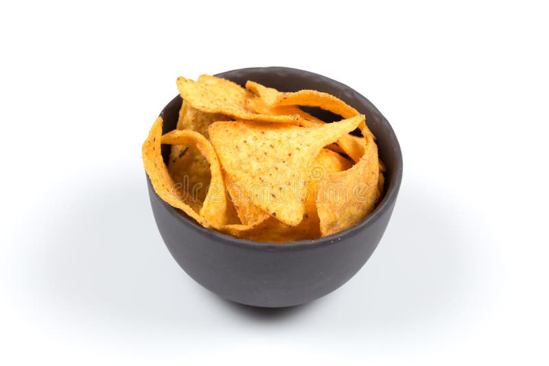 Corn nachos chips stock image. Image of salt, salty 276409139
