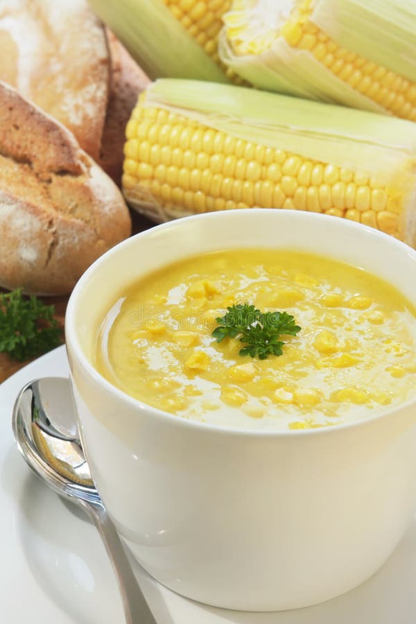 Corn and Parsley Soup