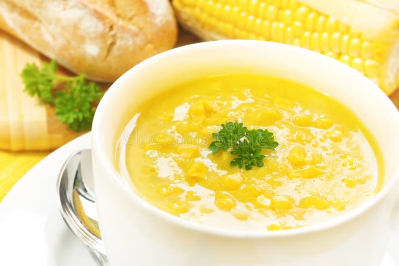 Corn and Parsley Soup