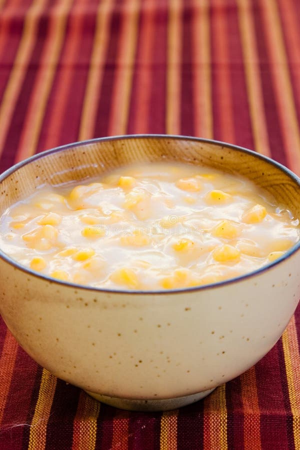 Corn Porridge Caribbean Style Stock Image Image of delicious, dining