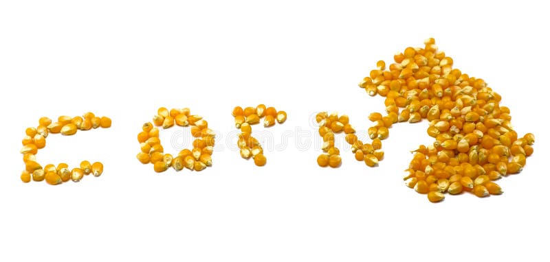 Corn Seeds Make Word Stock Photos Free & RoyaltyFree Stock Photos