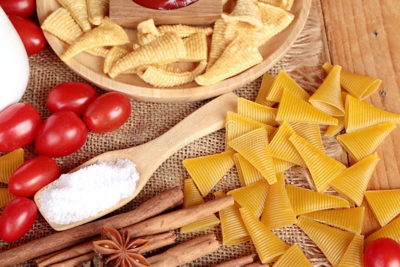 Corn Snack and Chips Corn Raw Delicious. Stock Photo Image of sauce