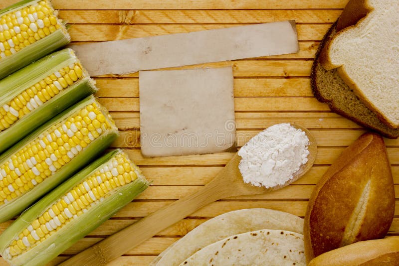 Corn starch with corn stock photo. Image of classical 49284750