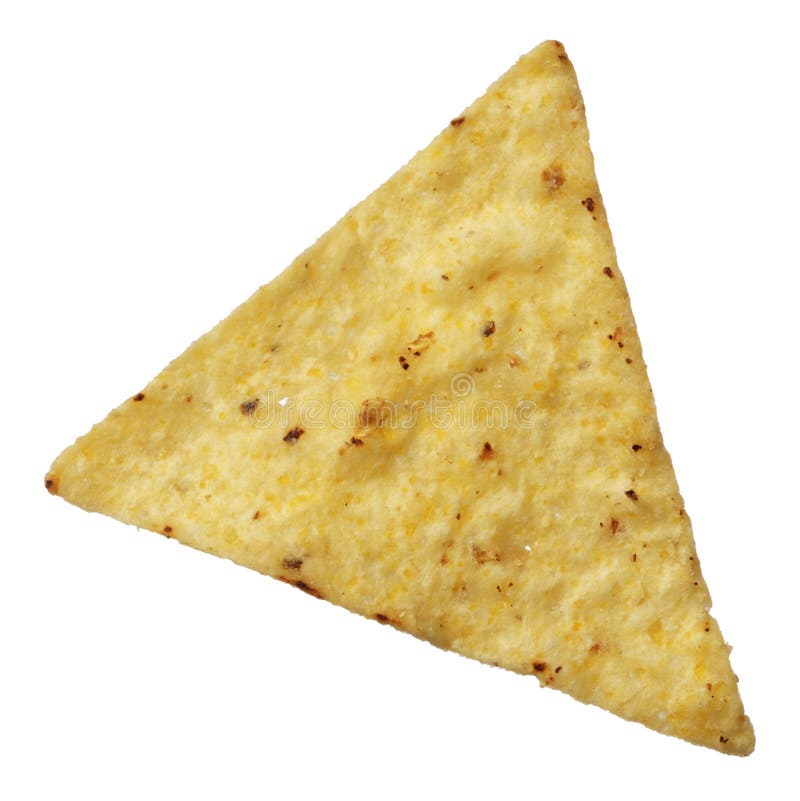 Nacho chip stock photo. Image of isolated, crunchy, crisp 8178224