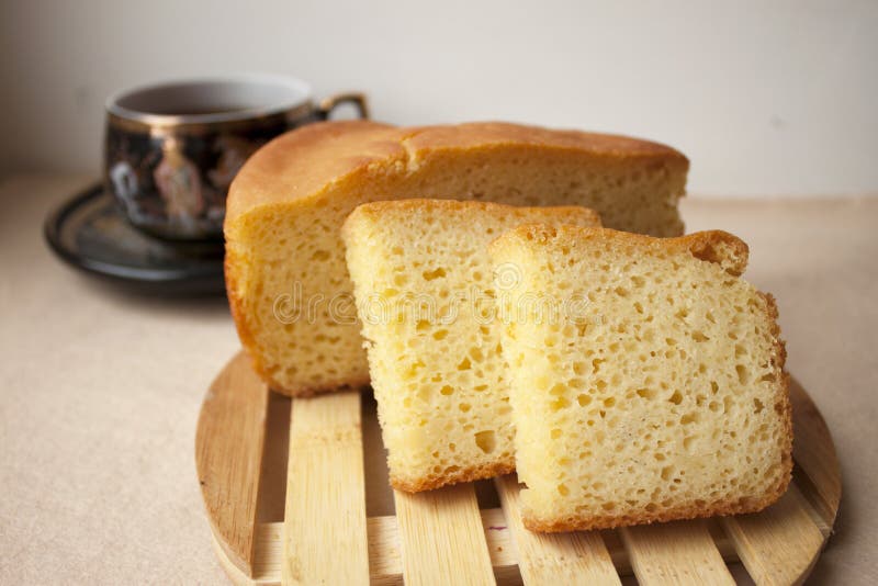 Pão de milho caseiro fotografia de stock royalty free