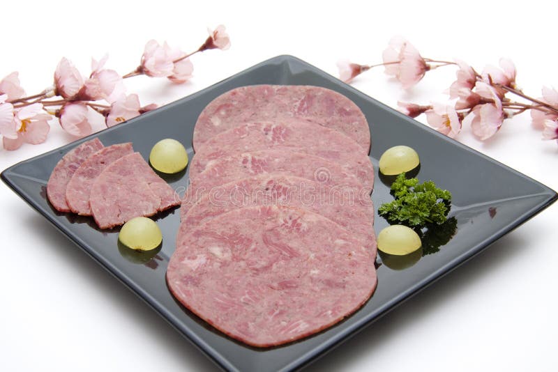 Corned beef with flowers