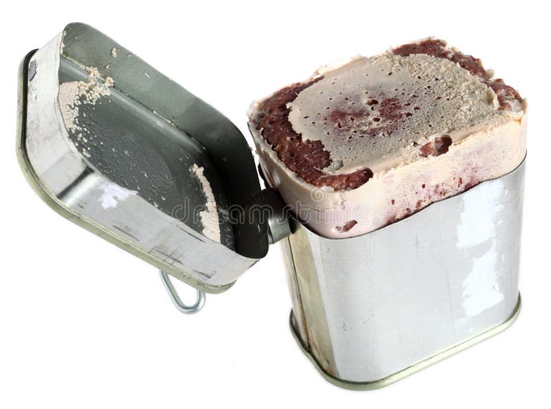 Corned Beef Tin Isolated on White Stock Photo Image of bully, calories 12848238