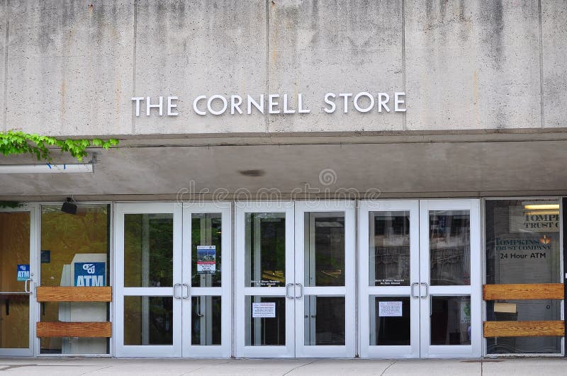 Cornell University store stock image