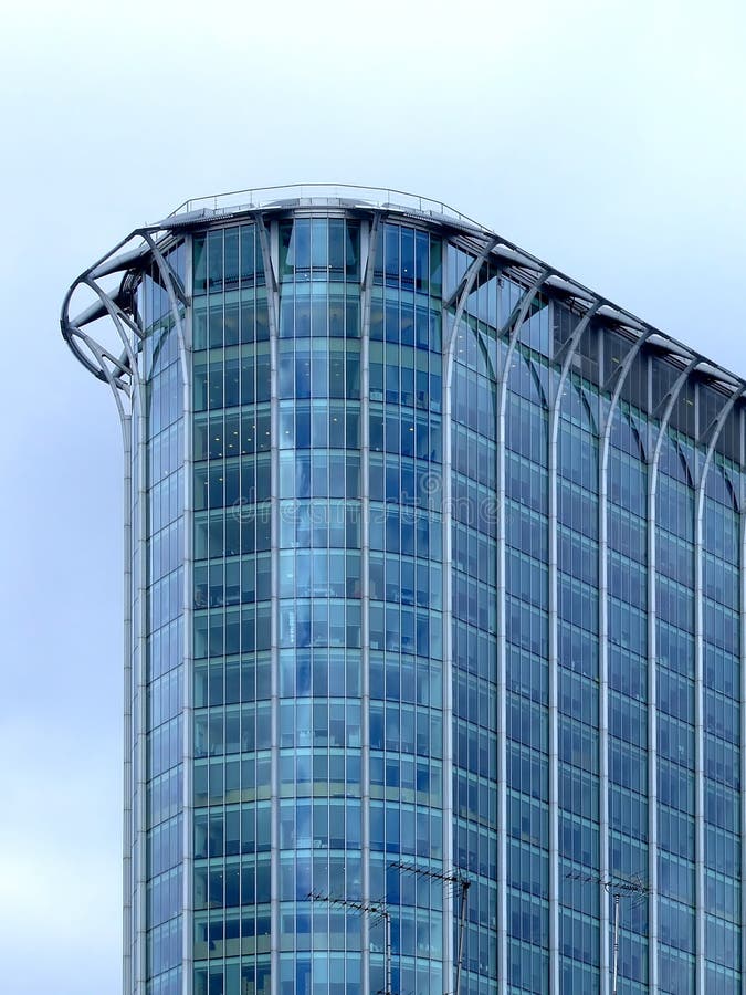 Corner glass building stock image. Image of skyscraper 832895