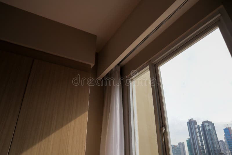Corner of a Hotel Room that Gets Sunlight Stock Image Image of floor