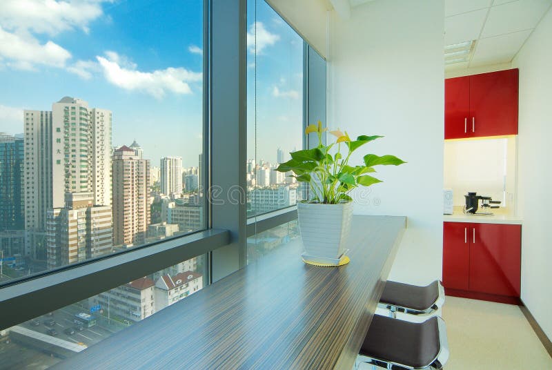 Corner of office stock image. Image of corner, window 3894603