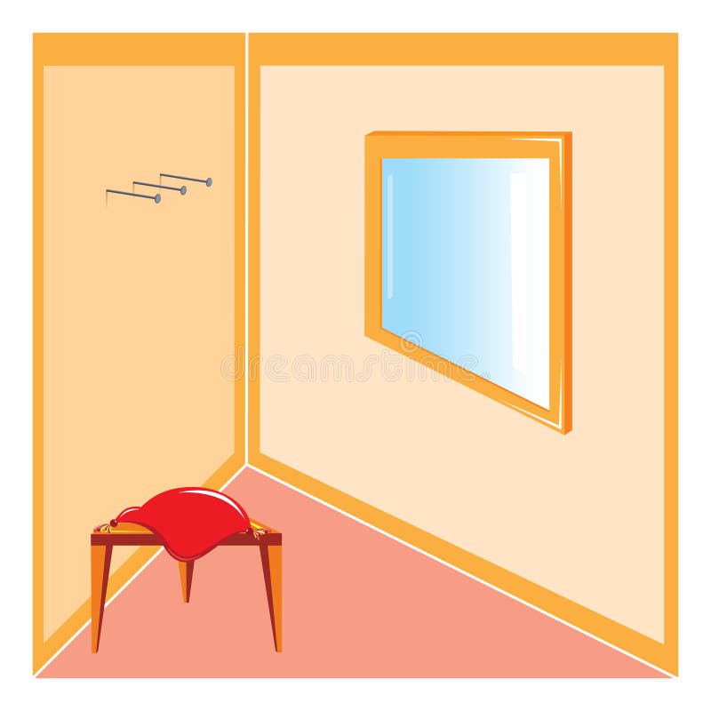 Corner of the room stock vector. Illustration of room 19175902