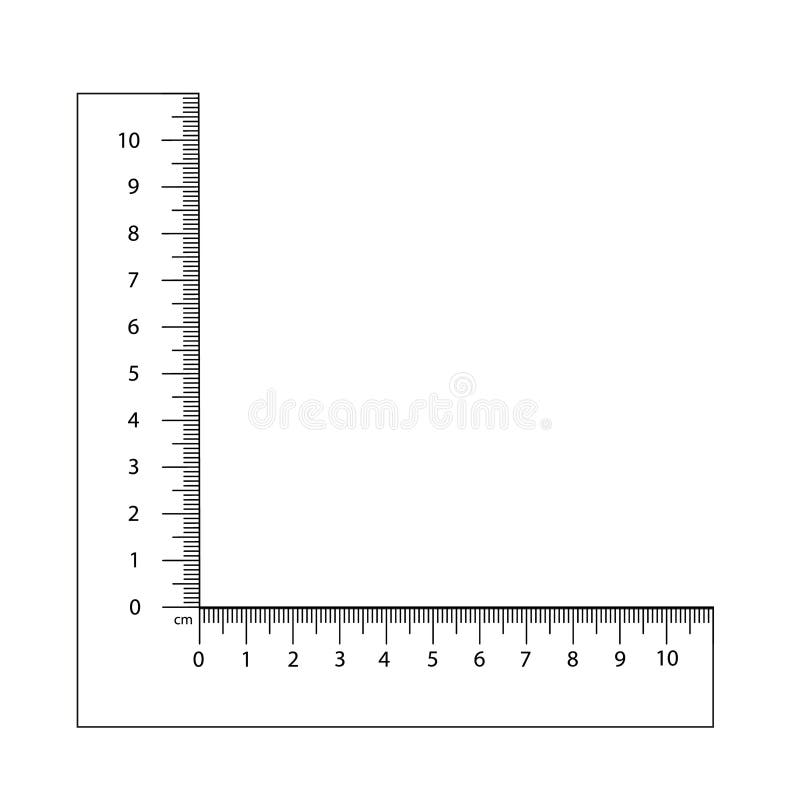 Inch and Metric Rulers Set. Centimeters and Inches Measuring Scale Cm  Metrics Indicator Stock Vector - Illustration of graph, indication:  136085469