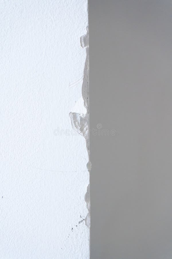 The Corner of the Wall is Chipped Plaster. Repair Needed Stock Image Image of design, aged