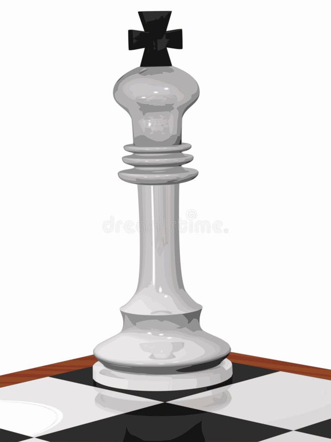 Cornered chess white king