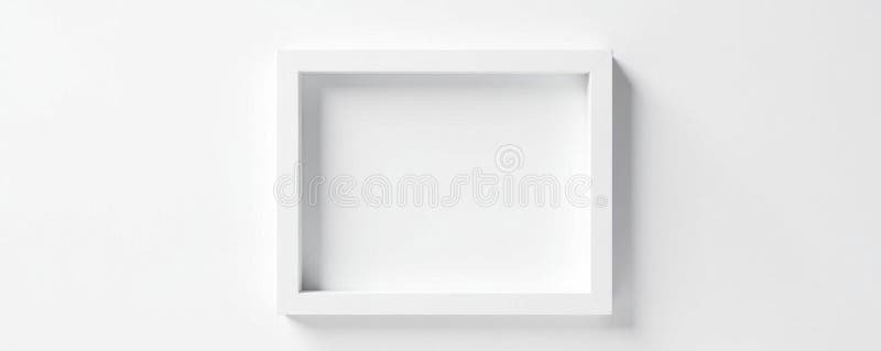 Cornice bianca in bianco e nero contro la perfetta pulizia delle foto in bianco e chiaro illustrazione vettoriale