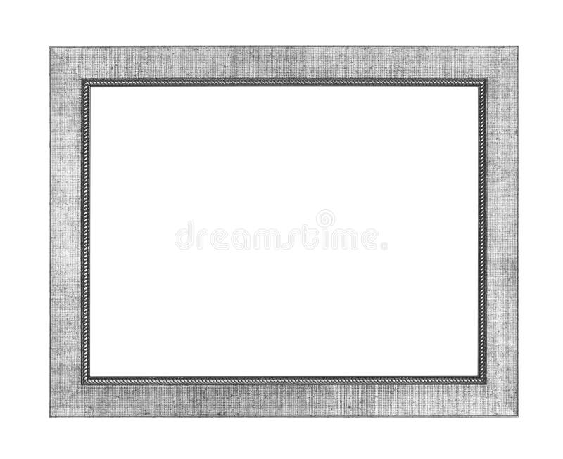 Cornice d'argento fotografia stock Cornice d'argento fotografia stock