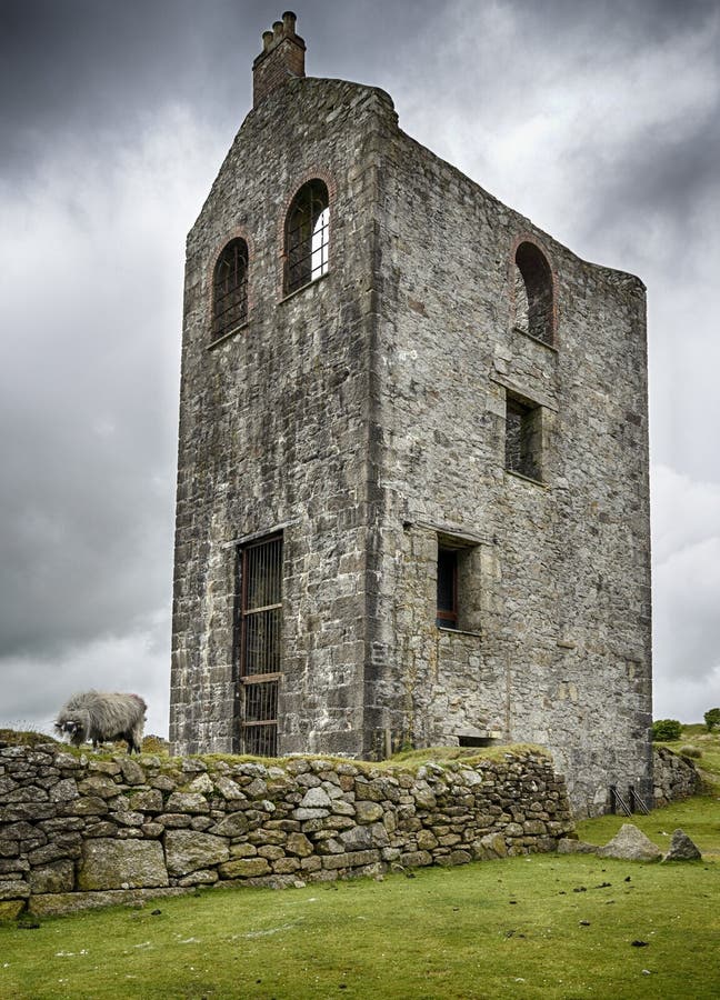 Cornish Engine House stock image. Image of copper, derelict 31715089
