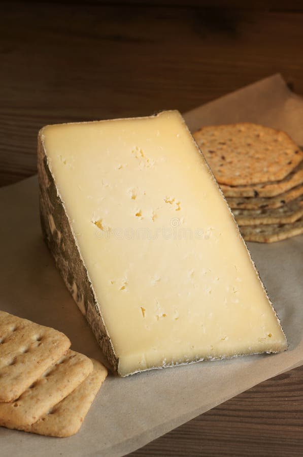 Cornish Yarg Cheese stock photo. Image of biscuits, british 49549420